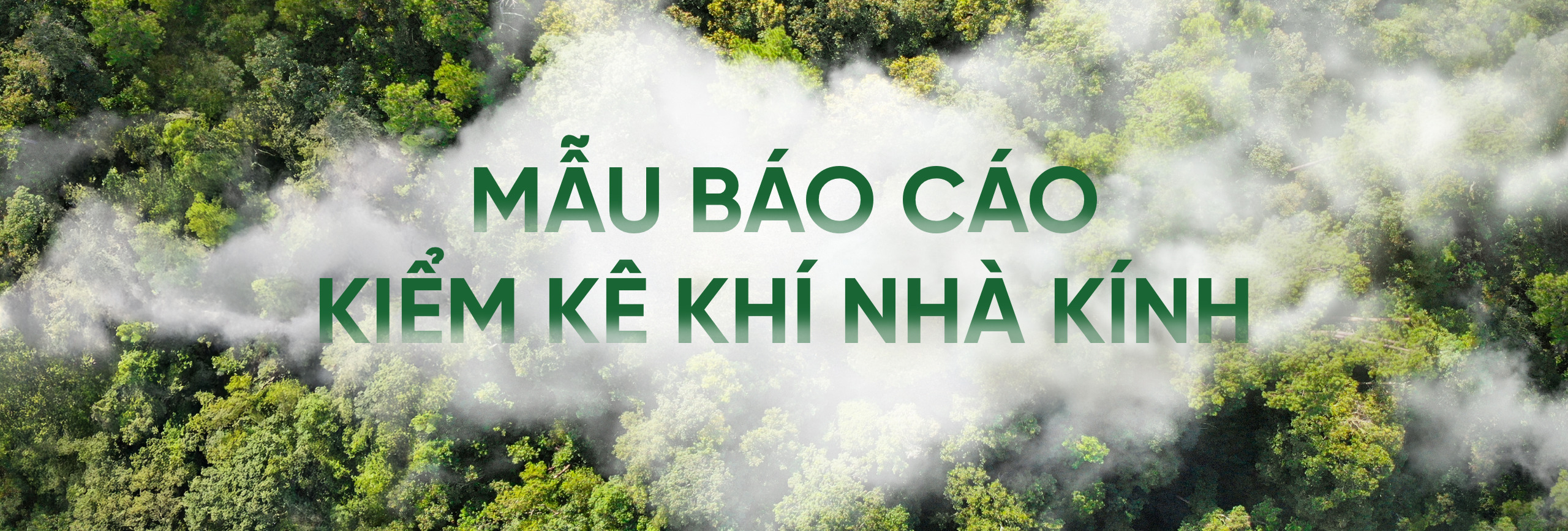 mẫu báo cáo kiểm kê khí nhà kính